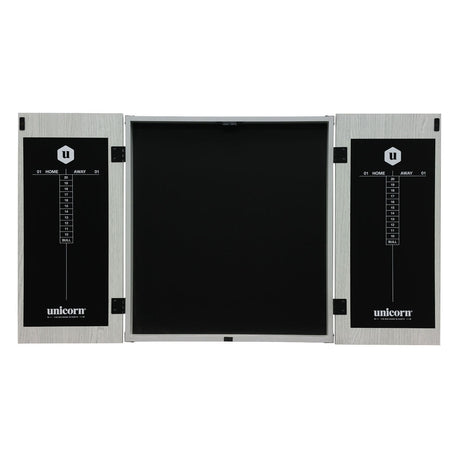 Maestro Grey Square Dartboard Cabinet by Unicorn - view 3