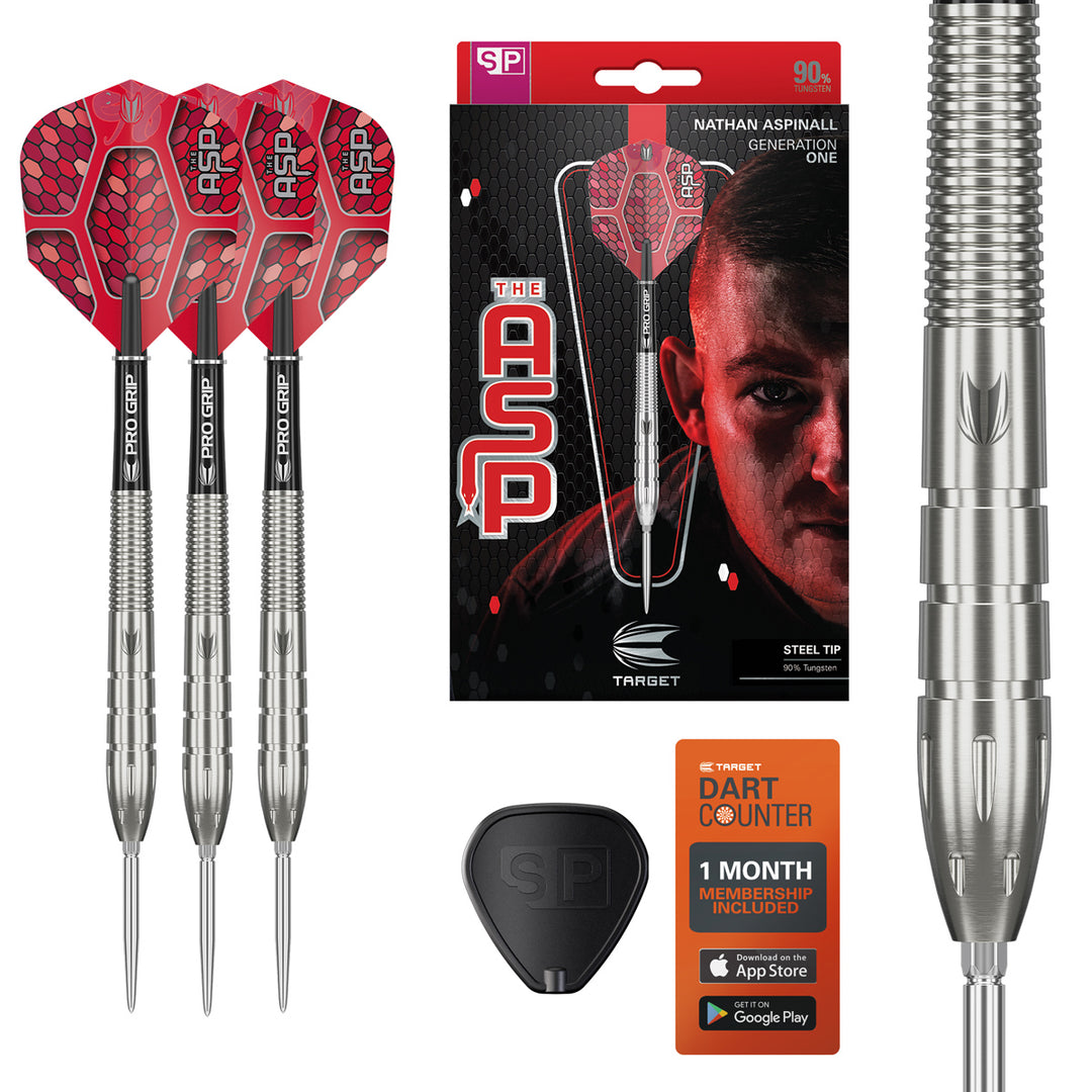 Nathan Aspinall G1 90% Tungsten SP Steel Tip Darts by Target - The Darts Shop