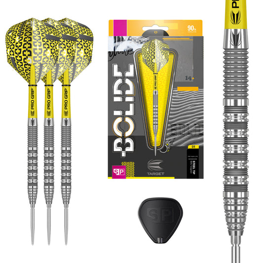 Bolide 01 Swiss Point 90% Tungsten Steel Tip Darts by Target - The Darts Shop