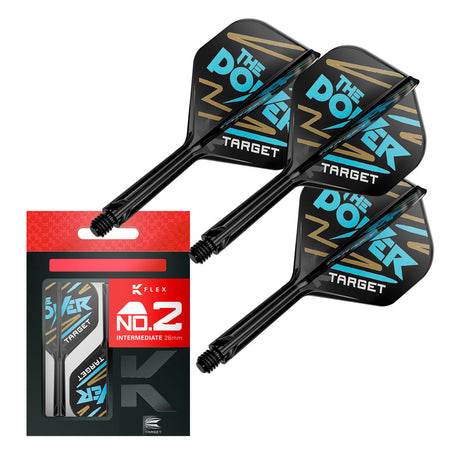 Phil Taylor No2 K-Flex One Piece Dart Flights by Target - view 4