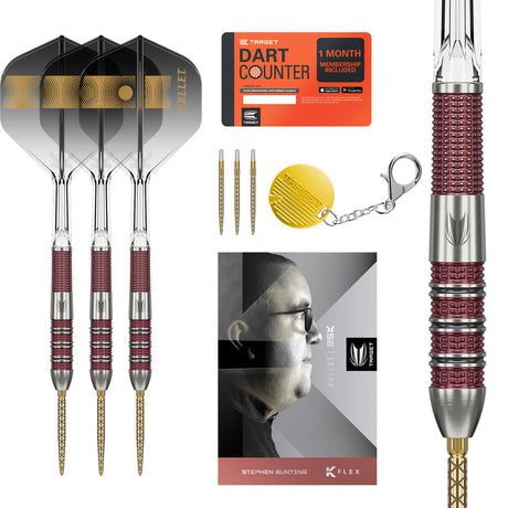 Stephen Bunting 95K 95% Tungsten SP Steel Tip Darts by Target - The Darts Shop