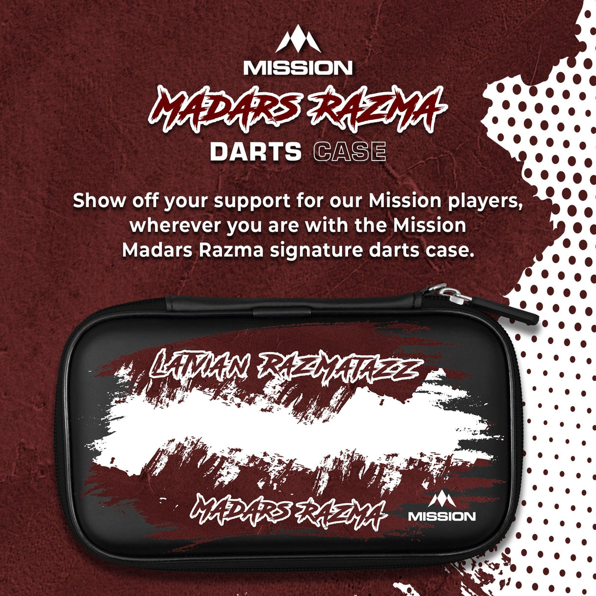 Mission Darts Players- EVA Dart Case - Madars Razma - view 2