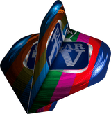 Mission Solo Dart Flights - 100 Micron - Std - No2 -  Matt Edgar - view 2