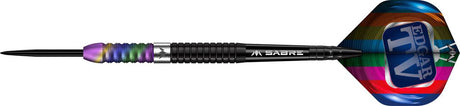 Mission Matthew Edgar Darts - Steel Tip - 90% Tungsten - Black & Coral PVD - The Darts Shop