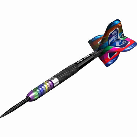 Mission Matthew Edgar Darts - Steel Tip - 90% Tungsten - Black & Coral PVD - The Darts Shop