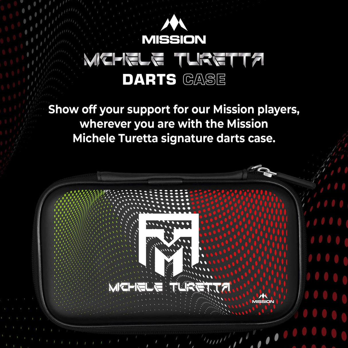 Mission Darts Players- EVA Dart Case - Michele Turetta - view 2