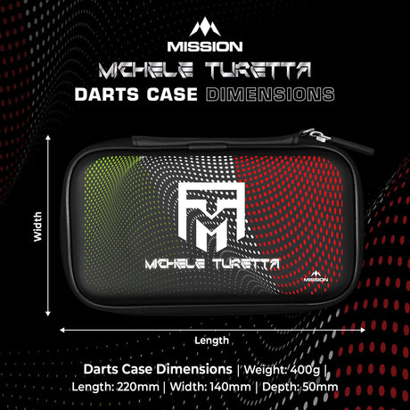 Mission Darts Players- EVA Dart Case - Michele Turetta - view 5