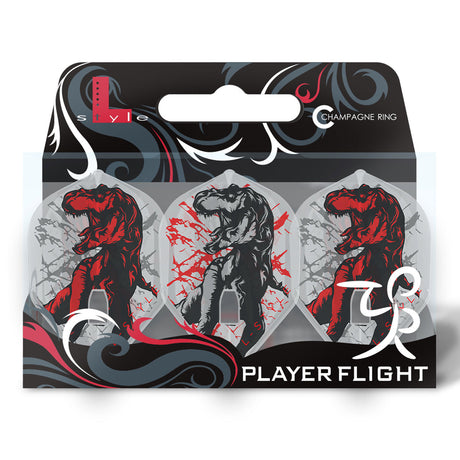 L-Style Michi Unterbuchner V3 PRO Dart Flights Clear White L1 Standard - view 2