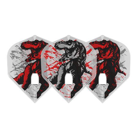 L-Style Michi Unterbuchner V3 PRO Dart Flights Clear White L1 Standard