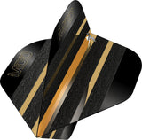 Mission Solo Dart Flights - 100 Micron - Standard No2 - Mike De Decker - Black & Gold - view 2