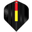 Mission Solo Dart Flights - 100 Micron - Standard No2 - Mike De Decker - Black