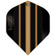 Mission Solo Dart Flights - 100 Micron - Standard No2 - Mike De Decker - Black & Gold