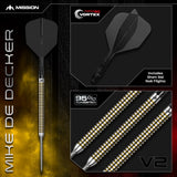 Mission Mike De Decker R2.5 Darts - Steel Tip - 95% Tungsten - V2 - view 5