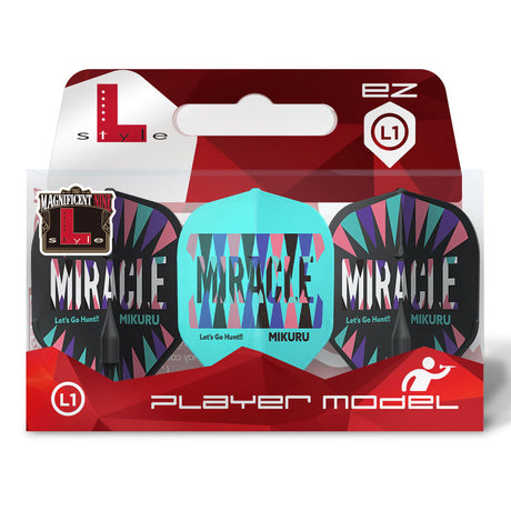 L-Style Mikuru Suzuki V6 Type B EZ Dart Flights Mix L1 Standard - view 3