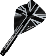 Mission Alliance Black Kite Dart Flights Combo With Griplock Shafts - view 2