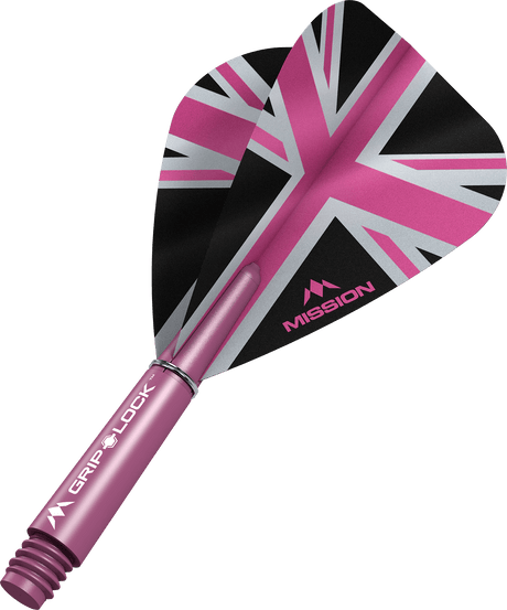 Mission Alliance Black Kite Dart Flights Combo With Griplock Shafts - view 7