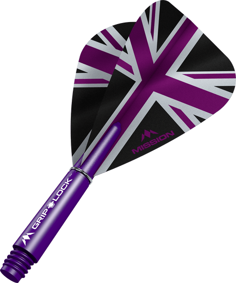 Mission Alliance Black Kite Dart Flights Combo With Griplock Shafts - view 8