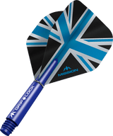 Mission Alliance Black No2 Dart Flights Combo With Griplock Shafts - view 3