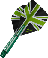 Mission Alliance Black No2 Dart Flights Combo With Griplock Shafts - view 4