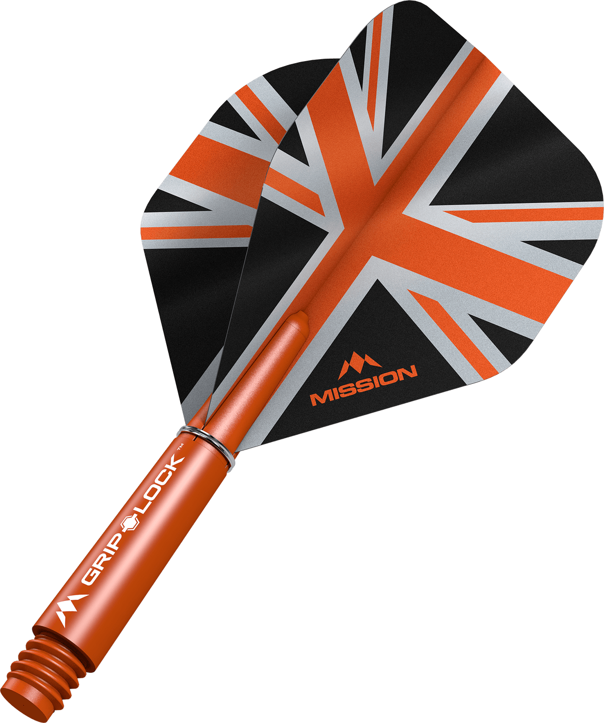 Mission Alliance Black No2 Dart Flights Combo With Griplock Shafts - view 5