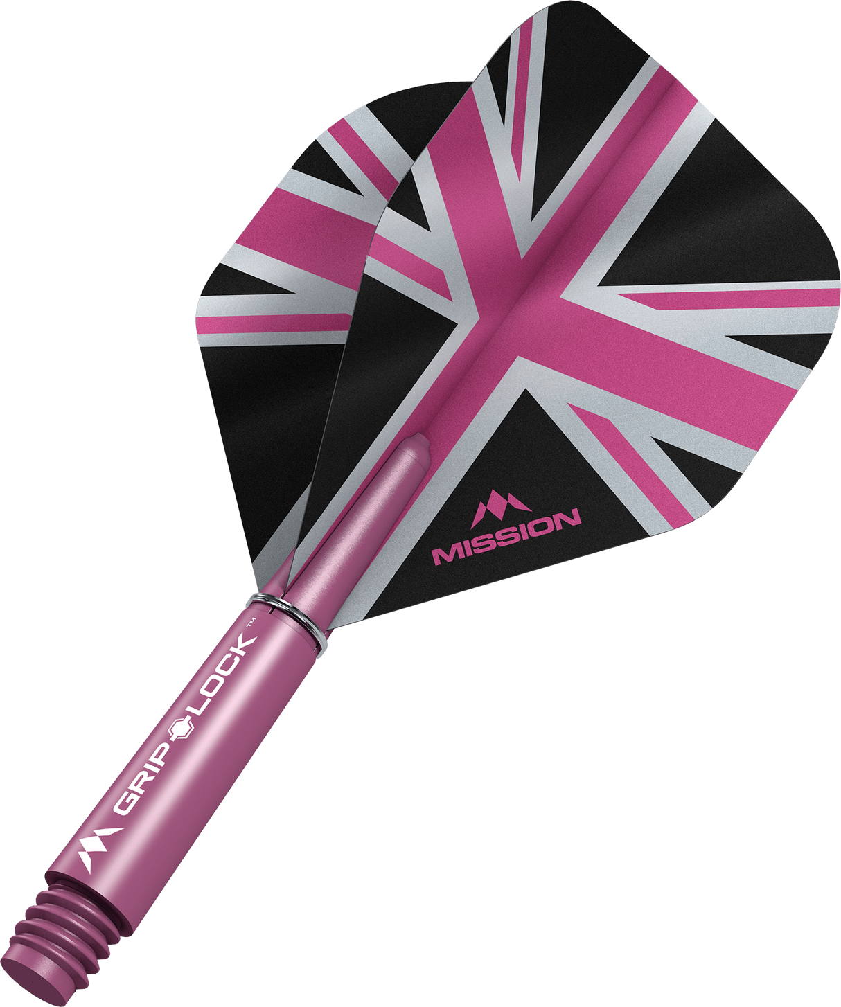 Mission Alliance Black No2 Dart Flights Combo With Griplock Shafts - view 6