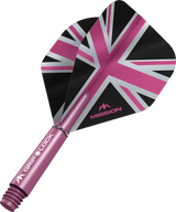 Mission Alliance Black No2 Dart Flights Combo With Griplock Shafts - view 6