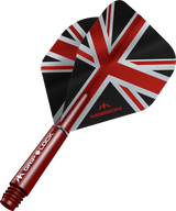 Mission Alliance Black No2 Dart Flights Combo With Griplock Shafts - view 8