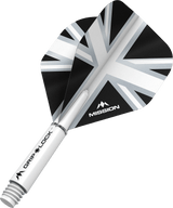 Mission Alliance Black No2 Dart Flights Combo With Griplock Shafts - view 9