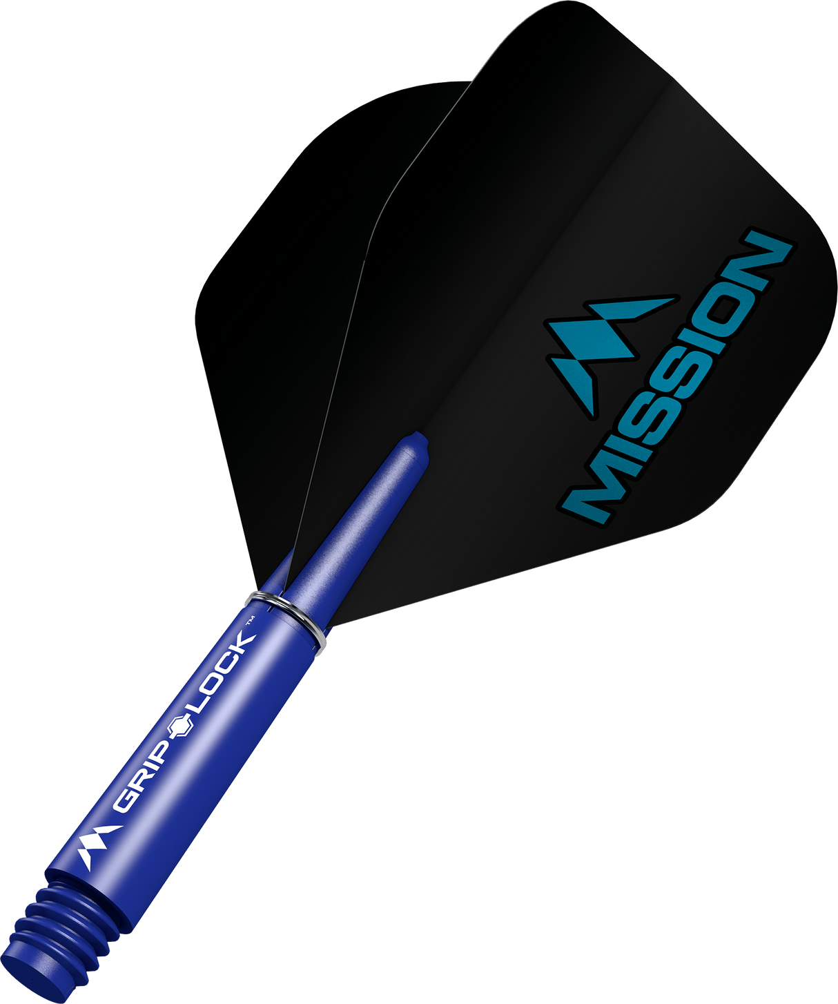 Mission Logo No2 Dart Flights Combo With Griplock Shafts - view 2