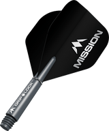 Mission Logo No2 Dart Flights Combo With Griplock Shafts - view 4