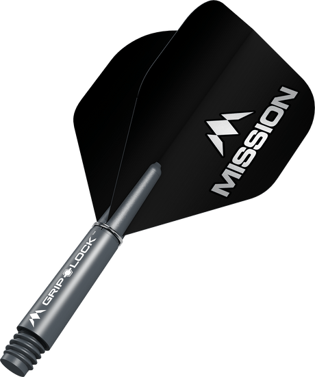 Mission Logo No2 Dart Flights Combo With Griplock Shafts - view 4