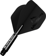 Mission Logo Matt Dart Flights Combo With Griplock Shafts - view 2