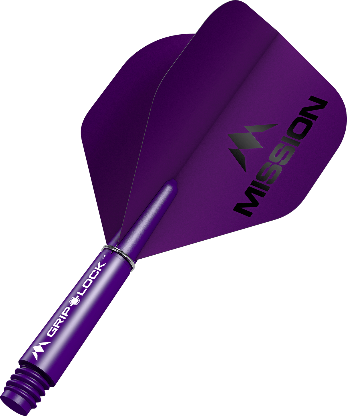 Mission Logo Matt Dart Flights Combo With Griplock Shafts - view 6