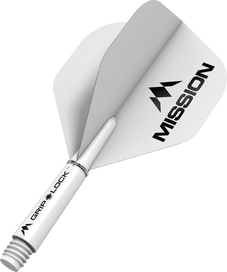Mission Logo Matt Dart Flights Combo With Griplock Shafts - view 8