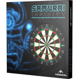 Mission Samurai Infinity Dartboard - Professional Board - Black Ring - The Darts Shop