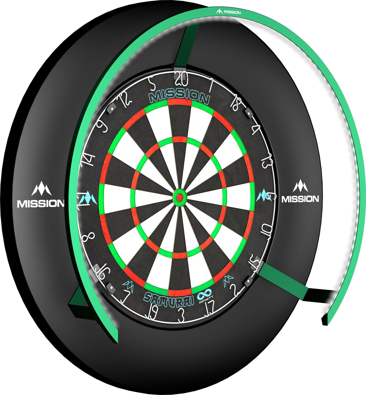 Mission Torus 270 Dartboard Lighting - Bright White Light - view 33