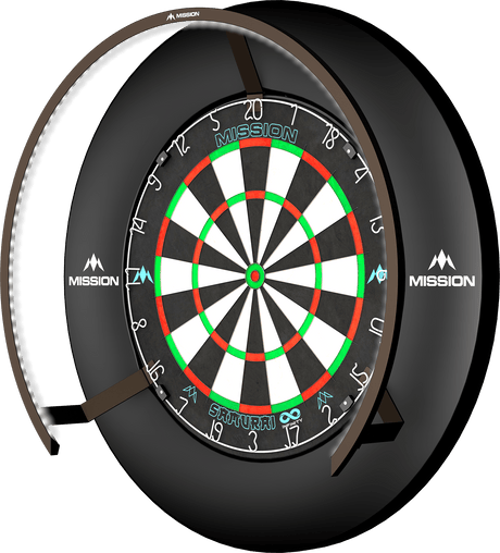 Mission Torus 270 Dartboard Lighting - Bright White Light - view 21