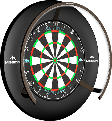 Mission Torus 270 Dartboard Lighting - Bright White Light - view 22
