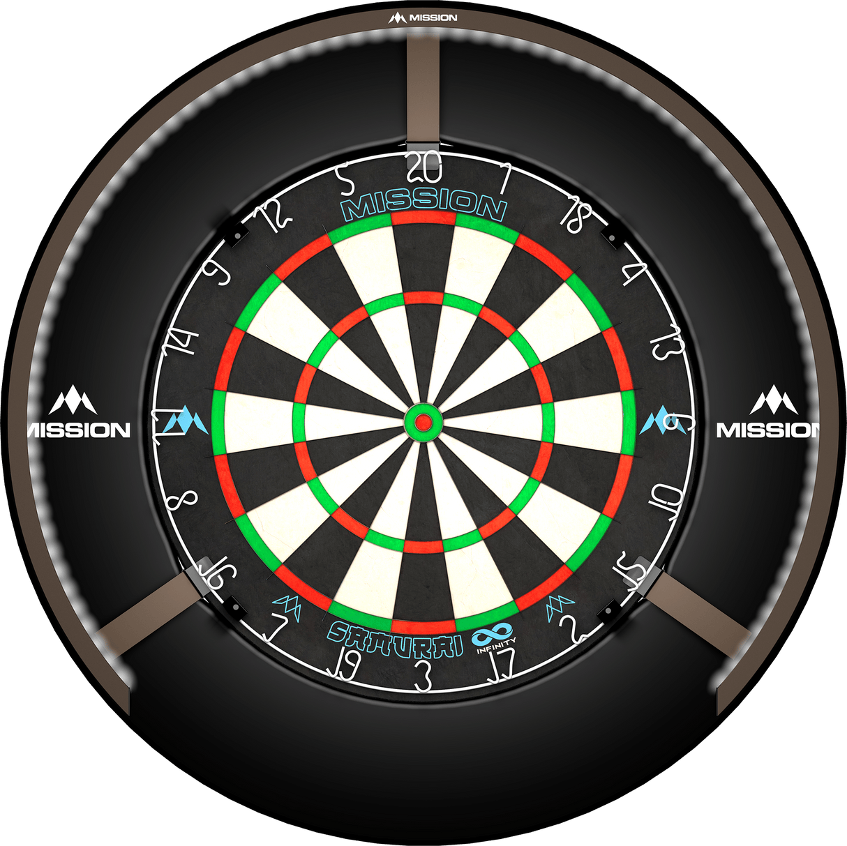 Mission Torus 270 Dartboard Lighting - Bright White Light - view 23