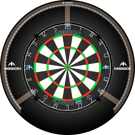 Mission Torus 270 Dartboard Lighting - Bright White Light - view 23