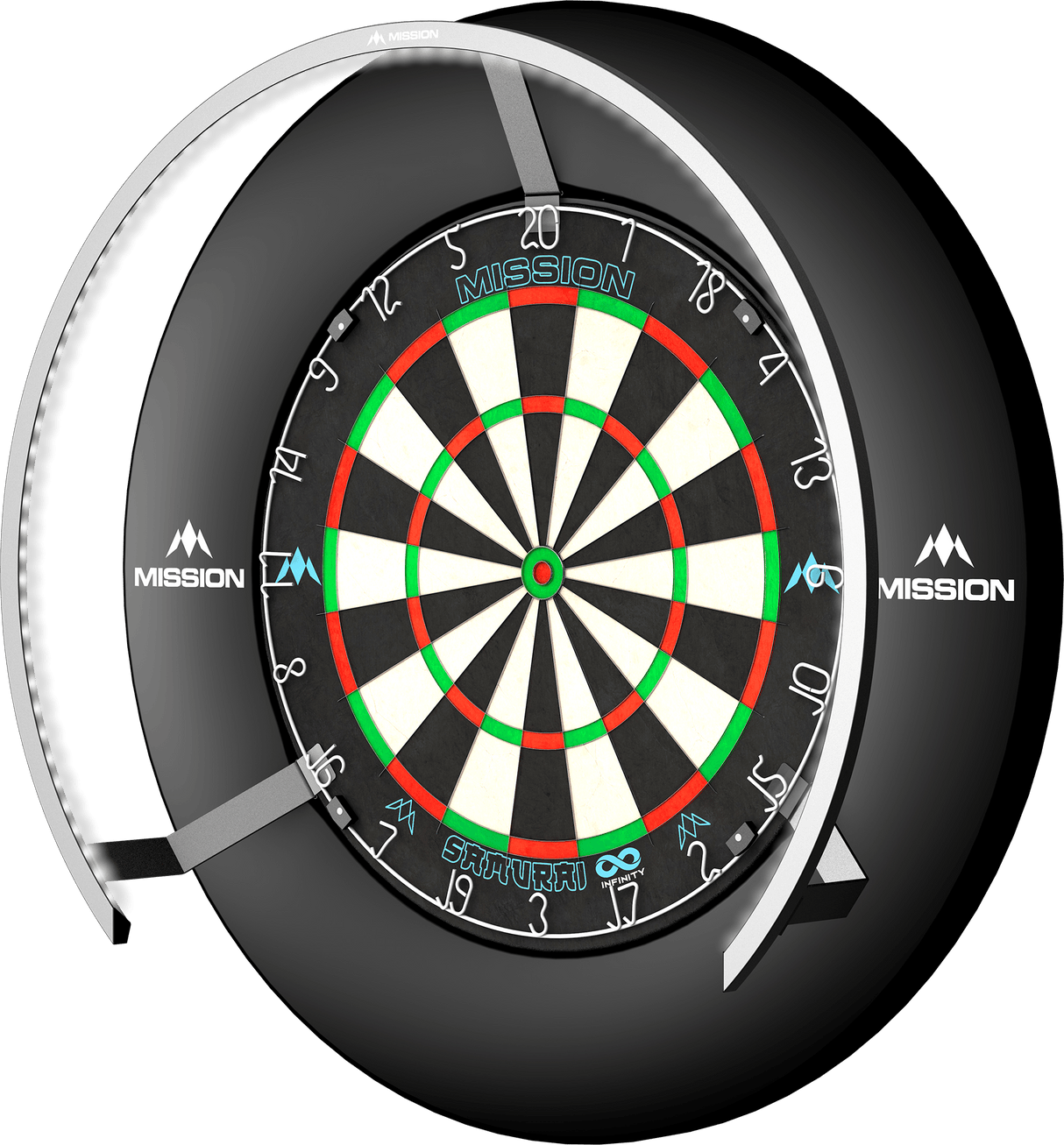 Mission Torus 270 Dartboard Lighting - Bright White Light - view 26