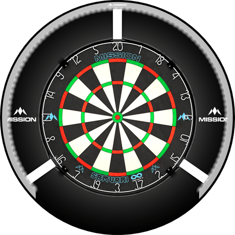 Mission Torus 270 Dartboard Lighting - Bright White Light - view 28