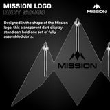 Mission Acrylic Dart Stand - Logo - 3 Dart Display Stand - view 3