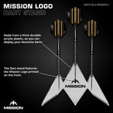Mission Acrylic Dart Stand - Logo - 3 Dart Display Stand - view 4