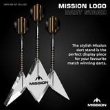 Mission Acrylic Dart Stand - Logo - 3 Dart Display Stand - view 6