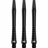 Mission Atom13 Aluminium Shafts - Anodised Metal Stems - Black - view 2