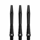 Mission Atom13 Aluminium Shafts - Anodised Metal Stems - Black - view 3