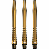 Mission Atom13 Aluminium Shafts - Anodised Metal Stems - Gold - view 2