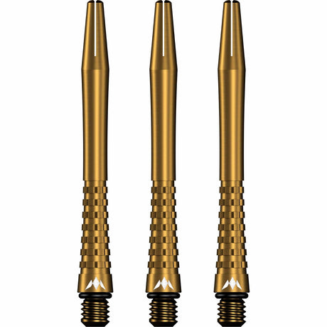 Mission Atom13 Aluminium Shafts - Anodised Metal Stems - Gold - view 2