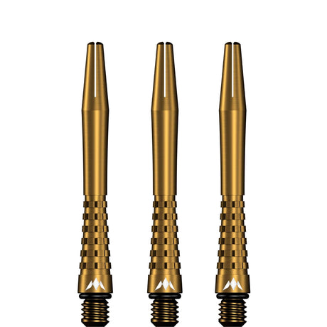 Mission Atom13 Aluminium Shafts - Anodised Metal Stems - Gold - view 3
